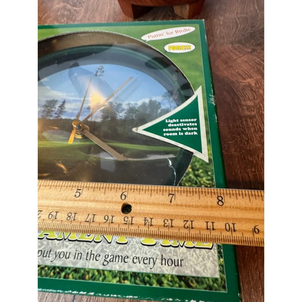 Tournament‎ Time Golf Sound Clock New In Box